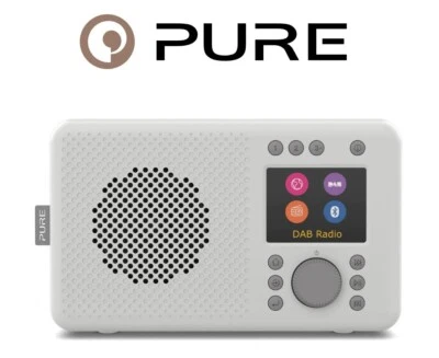 Pure Elan Connect Digital Radio with DAB+, Internet Radio & Bluetooth, White