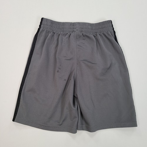 Adidas Shorts Boys Small Gray Outdoor Casual Comfort Gym Training Youth Kids - Picture 2 of 12