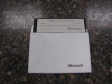 1989 Microsoft Excel for OS/2 Program 5.25  Floppy Disk Ver 2.2 Beta I - Qty