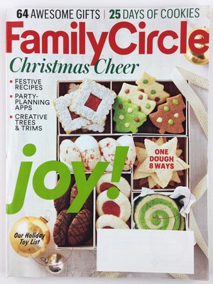Family Circle Magazine December 2016 Holiday Toy List Christmas Cookies Recipes Ebay