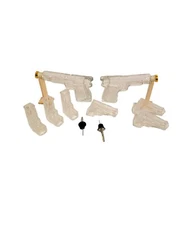 Pistol Whiskey Gun Decanter & Pistol Shot Glasses Set with Case Mens Drink Gifts