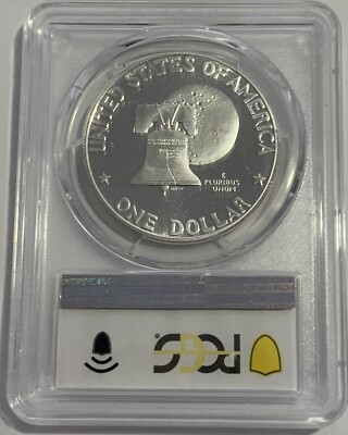 1976 S $1 PCGS PR69 Dcam Proof Silver Bicentennial Eisenhower