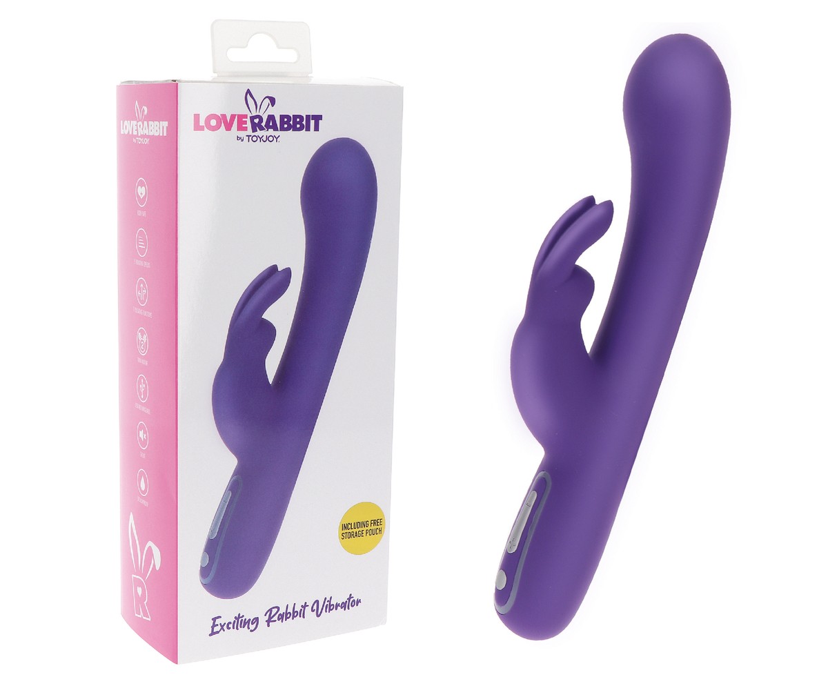 Vibromasseur Rabbit Funky Bunny Love To Love - Violet En Silicone - Rechargeable USB - Neuf