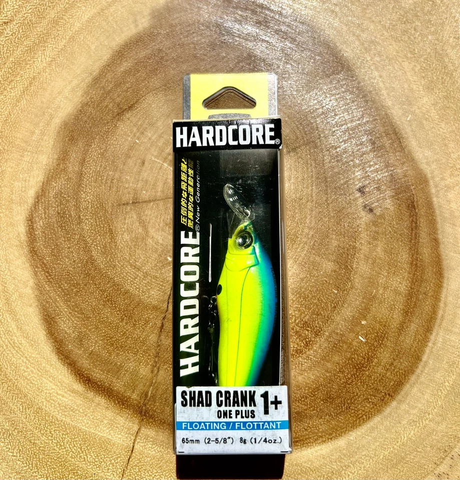 Duel Hardcore Shad Crankbait 1+ ¡Nuevo sellado de fábrica! ¡Envío gratis! ¡NUEVO CON ETIQUETAS! Foto 2 de 4