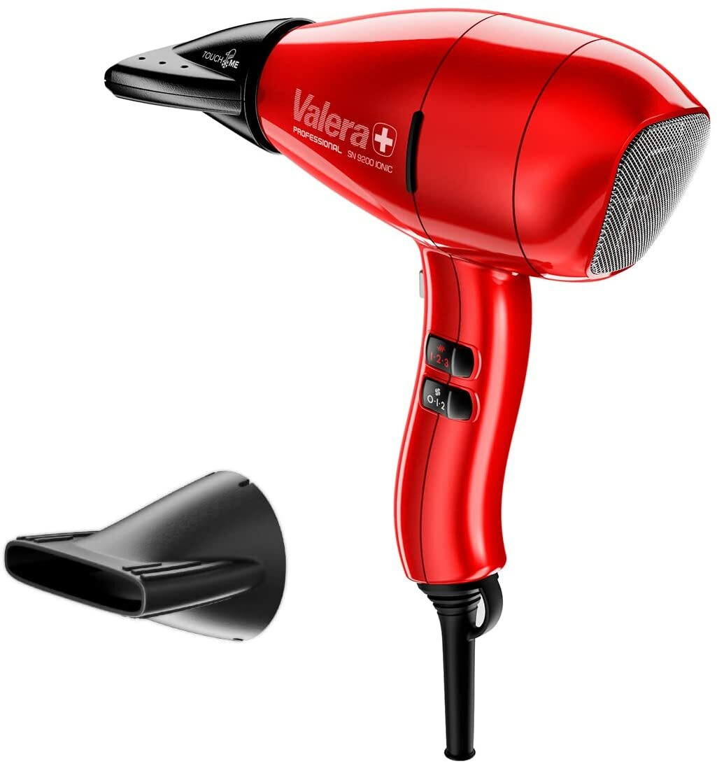 Valera Swiss Nano 9200 Secador de pelo Profesional con Ionizador 2000W Rojo
