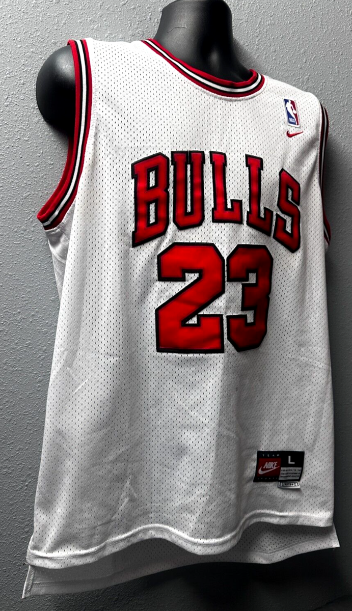NBA Chicago Bulls #23 Michael Jordan Basketball Jersey Men's Sz: L