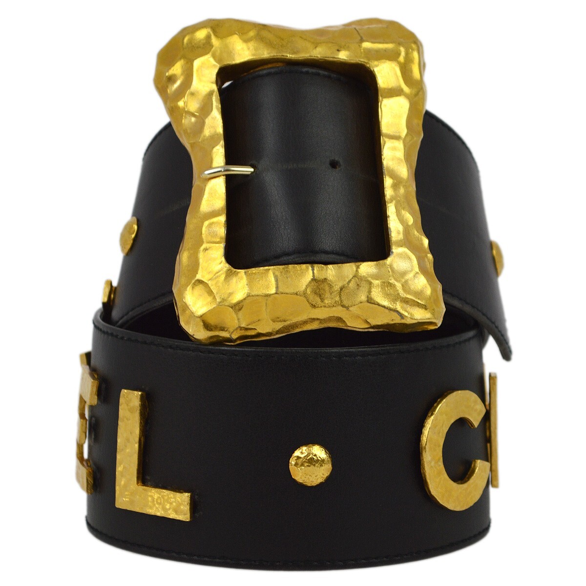 CHANEL ベルト 70/28 CHANEL Calfskin Quilted CC Chain Belt 70 28 Black 1699267