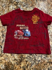 Disney Pixar 12M Shirt Cars Lightning McQueen Tow Mater