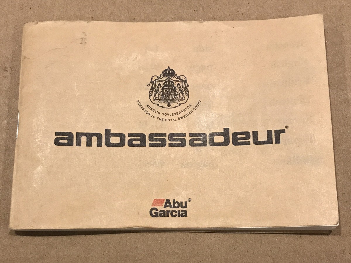 ambassadeur xlt baitcasting reel owners manual pdf Abu Garcia Ambassadeur Baitcasting Reel Owners Manual - 80429