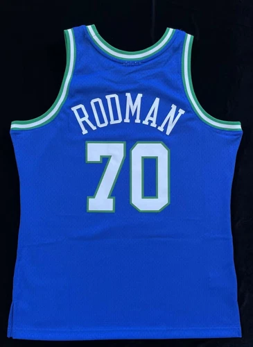 100% Authentic Dennis Rodman Dallas Mavericks 1999-00 Swingman Jersey Throwback image 3