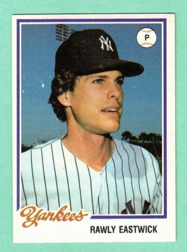 Rawly Eastwick #11 1978 Burger King Yankees card