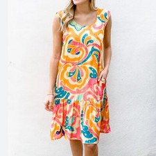 Maude Vivante Anthropologie Rayna Midi Dress XS