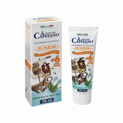 Pasta del Capitano Kinder Zahnpasta zarte minze 75ml ab 6 jahren -ohne triclosan