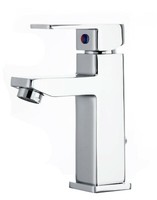 Wasserhahn Eckig Waschtischarmatur Waschbecken Badarmatur Mischbatterie Chrom