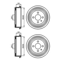 Tambour de frein Opel ASCONA