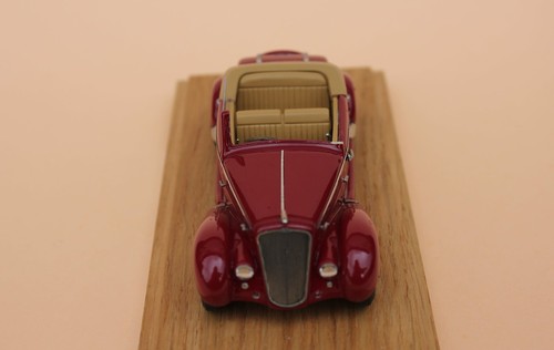 Salsom S4 Car Convertible Burgundy 1/43 Heco Miniatures Challange - Picture 4 of 9