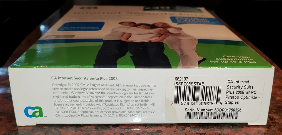 CA Internet Security Suite Plus 2008 CD-ROM NOS Factory-Sealed - Image 4 of 4