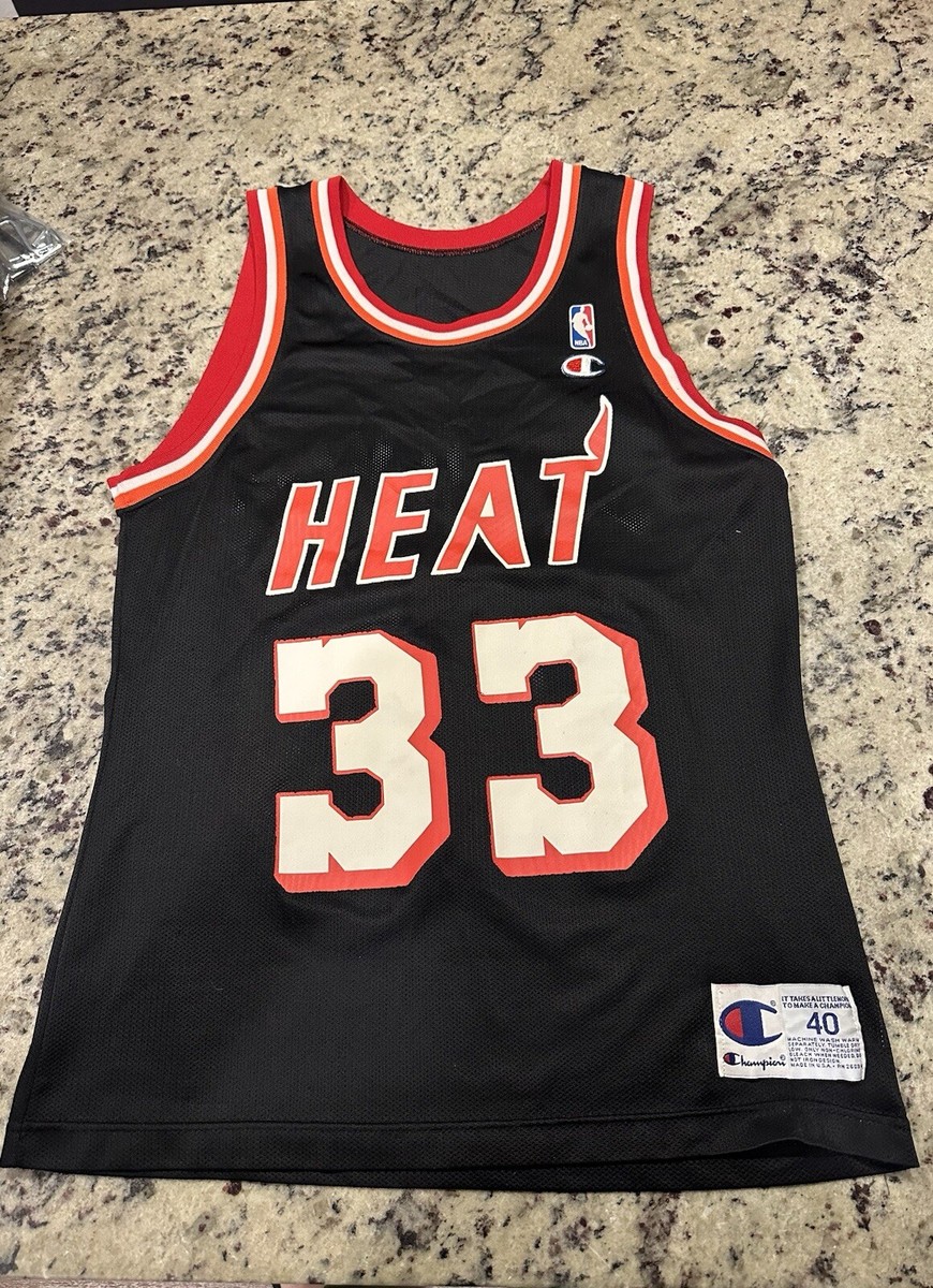 Alonzo Mourning Miami Heat Champion Jersey Vintage 90’s Size 40