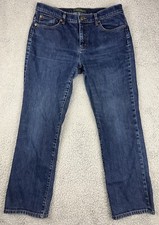 Lauren Ralph Lauren LRL Jeans Womens 12 Blue Classic Straight Denim 32x27