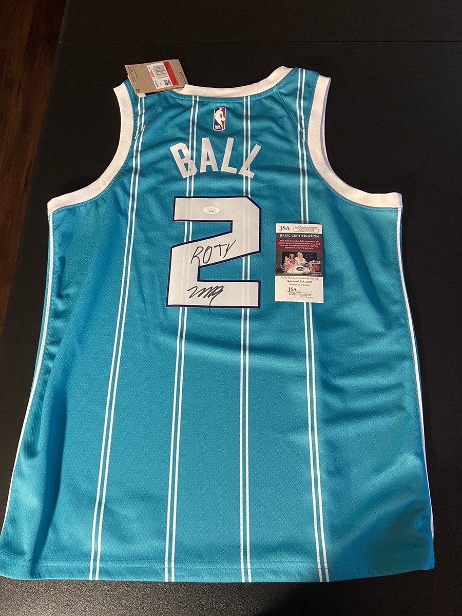 LaMelo Ball Autographed Signed Swingman Jersey #2 Hornets ROTY