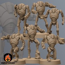 Star Wars Legion Super Battle Droids Miniature 3D Printed Resin Mini Proxy