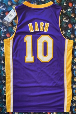 Adidas NBA LA Los Angeles Lakers Steve Nash Basketball Jersey | eBay