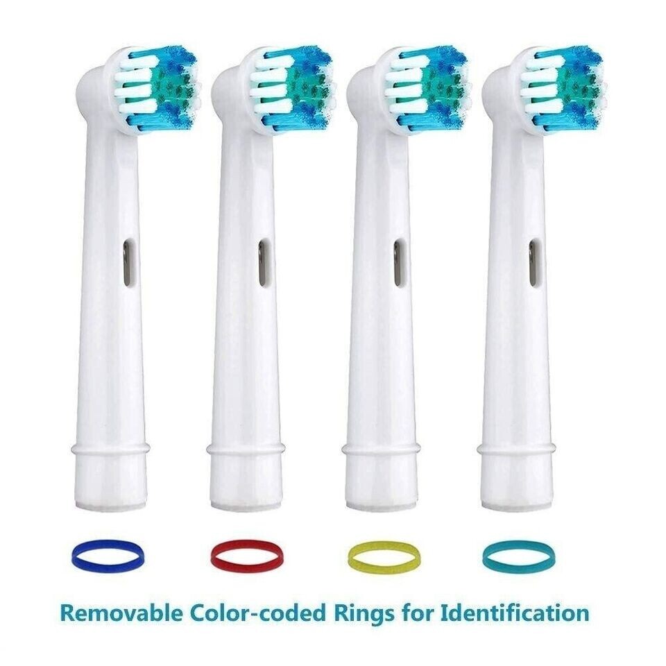 4x Electric Toothbrush Heads Compatible With Oral B Braun Replacement