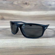 Nike Adrenaline Men's Full-Rim Sunglasses Black Frame with Polarized Gray Lens