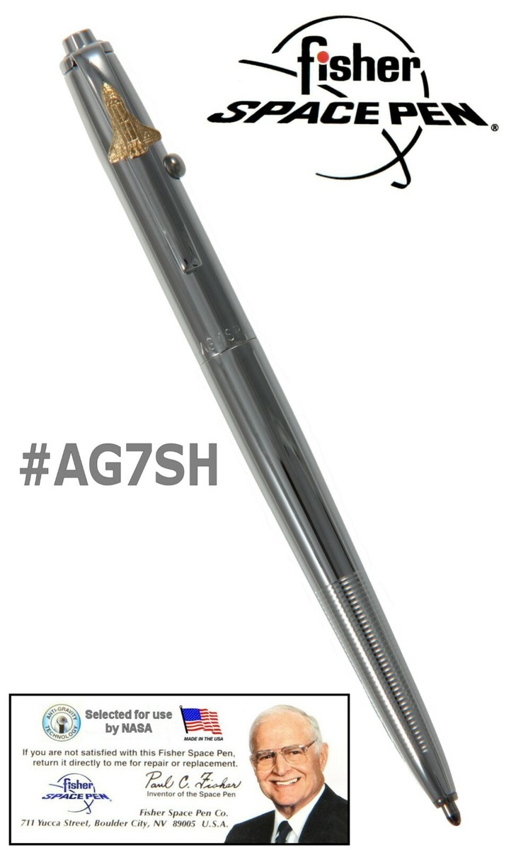 Fisher Space Pen #AG7-SH / The Original Astronaut Pen with Gold