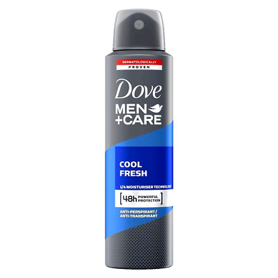 Dove Men + Care Cool Fresh Deodorant Spray 150ml 1 PACK