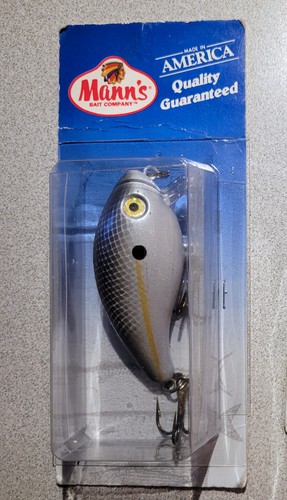 Vintage Mann's Bait Mann's 30+ Depth Plus, 1/2oz Red / Black fishing lure #6636