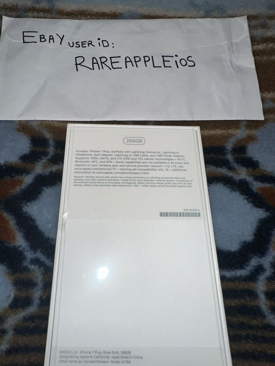 Apple iPhone 7 Plus - 256 GB - Rose Gold (Unlocked) for sale Apple iPhone 7 Plus - 256 GB - Rose Gold (Unlocked) for sale