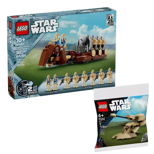 LEGO Star Wars: Trade Federation Troop Carrier 40686 & AAT 30680 (New, Sealed)