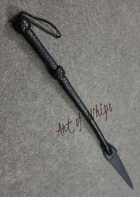 Top Grain Leder geflochten Reitgerte Teufelspeitsche Drachenschwanz Auspeitscher Bullwhip
