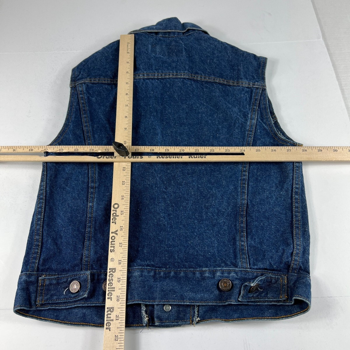 トップス 80s 90s Vtg Levi's Denim Western Vest F Vintage Levi's Denim Vest Women's M Made in Hong Kong 90s