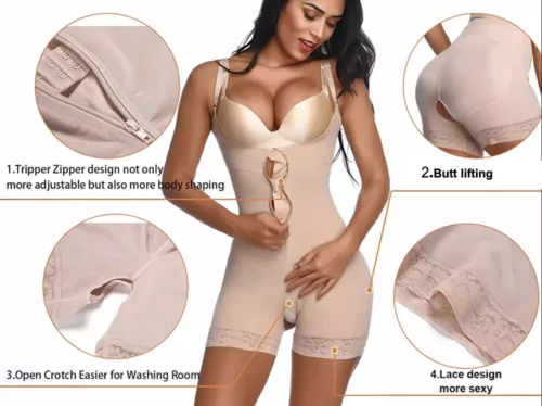 Fajas Colombianas bbl etapa 3 Faja Post cirugia cintura entrenador Slim Body Shaper - Imagen 4 de 30