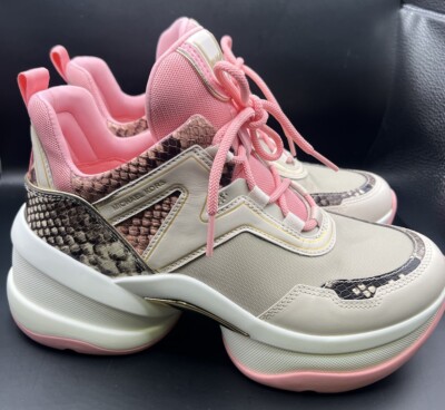MICHAEL KORS Olympia Trainer 43T1OLFS1E Extreme Color Pink