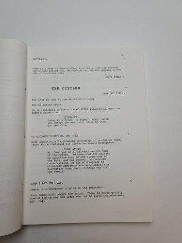 THE CITIZEN / Jay Anania 1999 Screenplay, Najwa Nimri & Andrea Di Stefano - Picture 5 of 12
