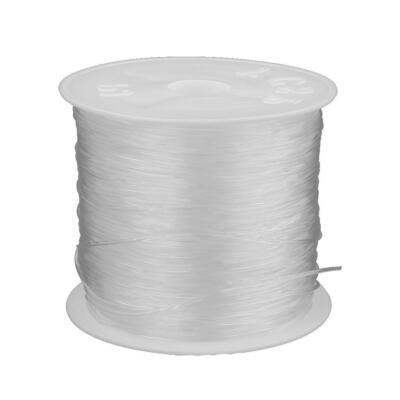 1 Rolle 0,8 mm Elastische Schnur, Dehnbare Armbandschnur Kristallschnur für