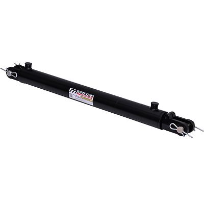 Hydraulic Cylinder Welded Double Acting 2'' Bore 24'' Stroke Clevis End 2x24 NEW 