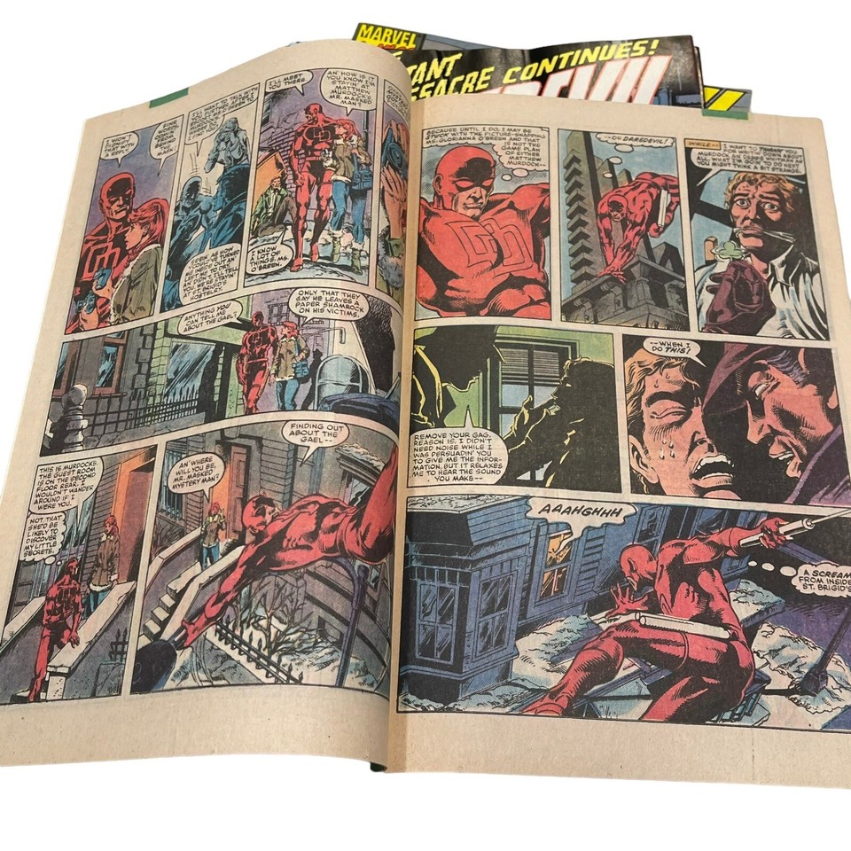 Lot 6 Copper Age Daredevil Comic Books 192 205 238 257 277 285 & 1989