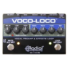 Radial Engineering Voco-Loco Vocal Preamp and Effect Switcher -OPEN BOX-