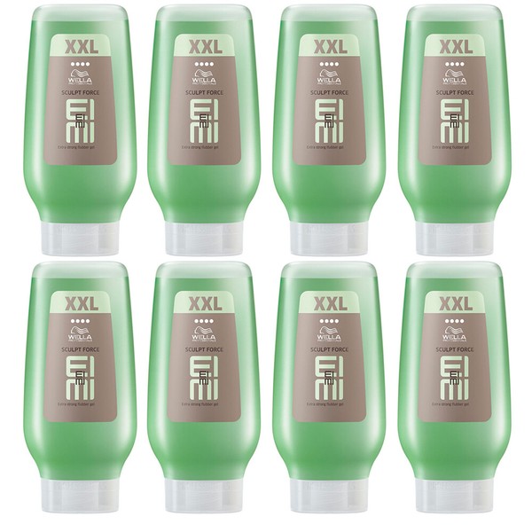 Wella Eimi Sculpt Force Xxl 8X250 Ml = 2000Ml Flubber Gel Aus De, Kein Import-image
