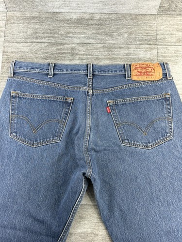 VTG Levis 501XX Blue Jeans WPL 423 Cotton Mean 42W 31L Button Fly Denim 90s Y2K - Picture 14 of 18