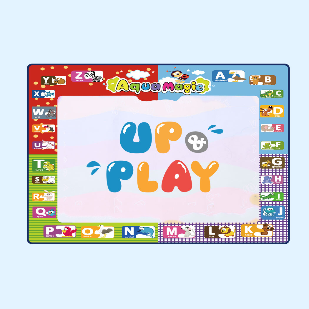 Baby Kids Play Mat Drawing Mat Alphabet Doodle Board Water Painting