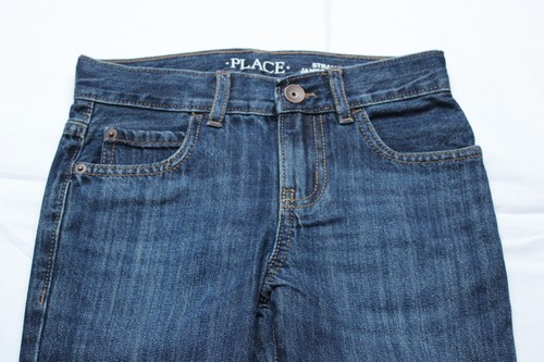 The Children's Place Boy's 2-Pack Straight Denim Jeans EJ2 DK Jupiter Size 7 - Picture 7 of 9