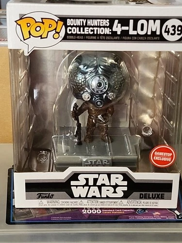 Funko Pop! Star Wars - Bounty Hunter Collection: 4-Lom #439 Gamestop - #B