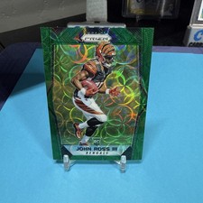 2017 Panini Prizm Rookies Green Scope /99 John Ross III 259 Rookie RC