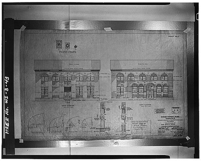 #ad 43. CAGE SCREEN HOUSE NORTH SOUTH ELEVATIONS Milwaukee Metropolitan Sewage $12.99