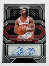 Chris Clemons 2020-21 Panini Prizm Penmanship AUTO #PE-CCL AUTO
